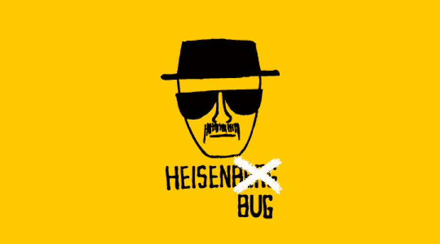 Heisenbug: el bug que cambia mientras se depura
